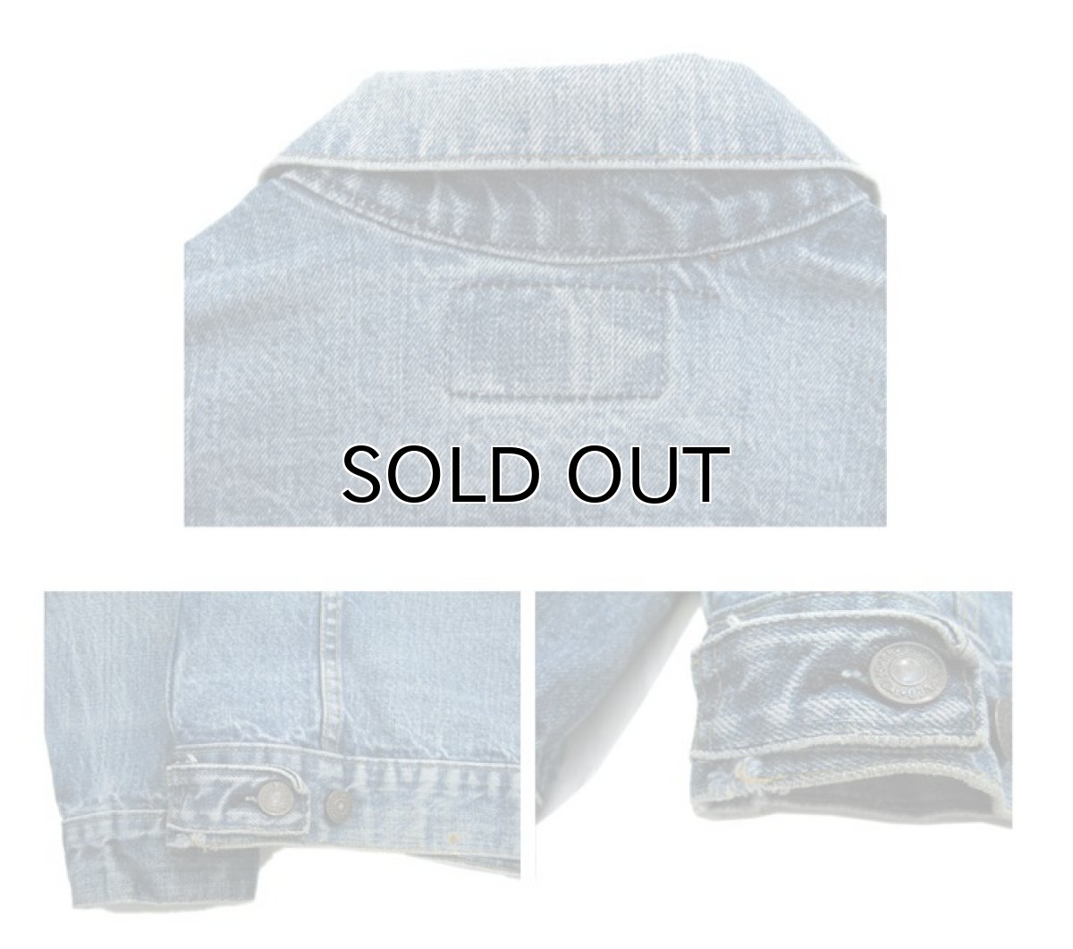 画像7: 1980's Levi's lot : 71205 - 0217 Denim Jacket　Blue Denim　size M (表記 38L) (7)