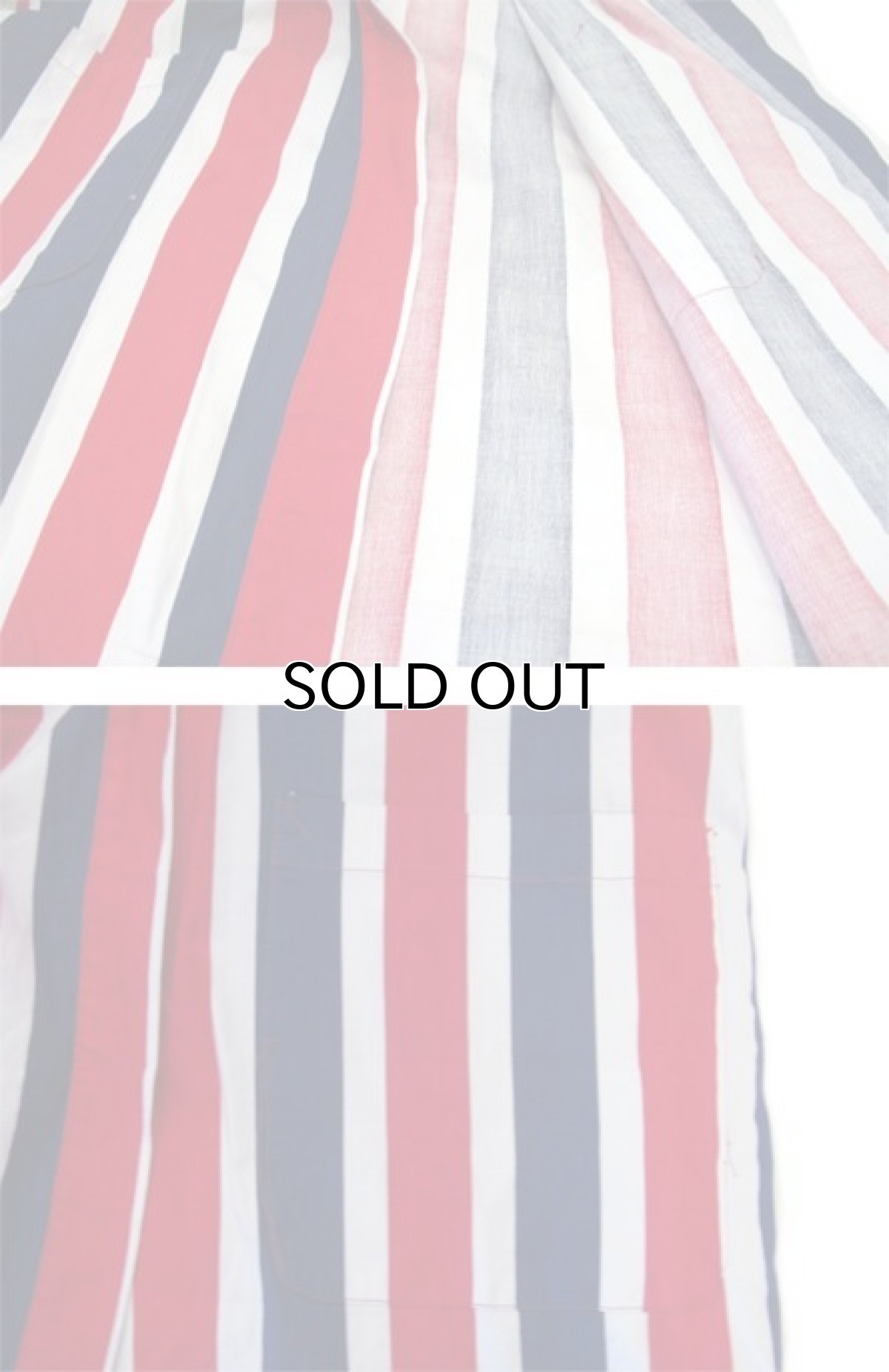 画像5: 1970's Sears Harf Sleeve Stripe Gown　Red / White / Navy　size Free (表記 L 42-44) (5)