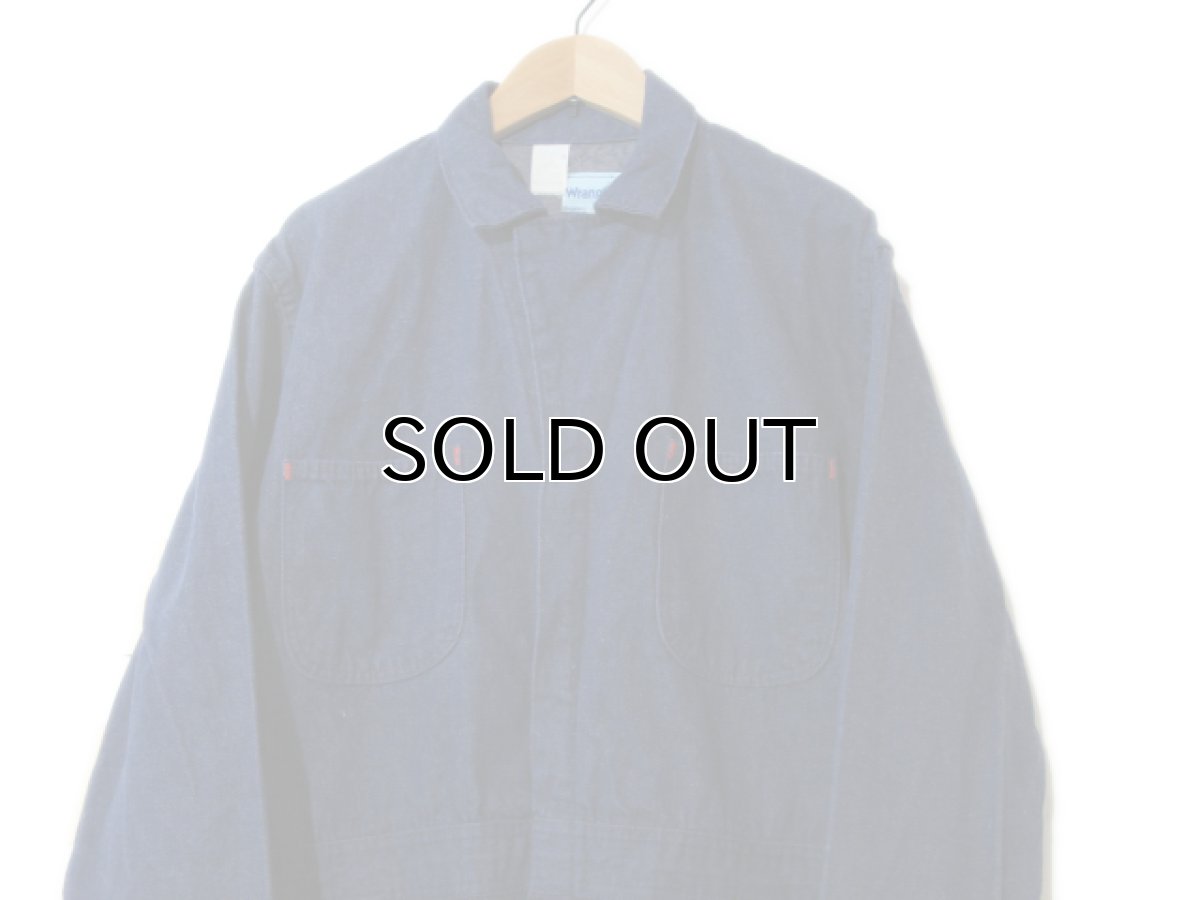 画像3: 1970's "Wrangler" Blue Denim All in One　Dead Stock one-washed　Blue Denim 　size 40R (3)