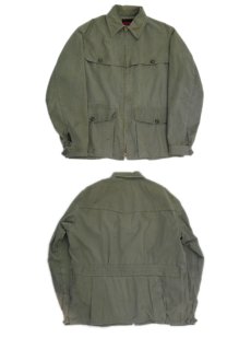 画像3: 1950's "Western Field" Double Mackinaw Zip Up Jacket　OLIVE　size M - L (表記 不明) (3)