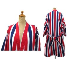 画像2: 1970's Sears Harf Sleeve Stripe Gown　Red / White / Navy　size Free (表記 L 42-44) (2)