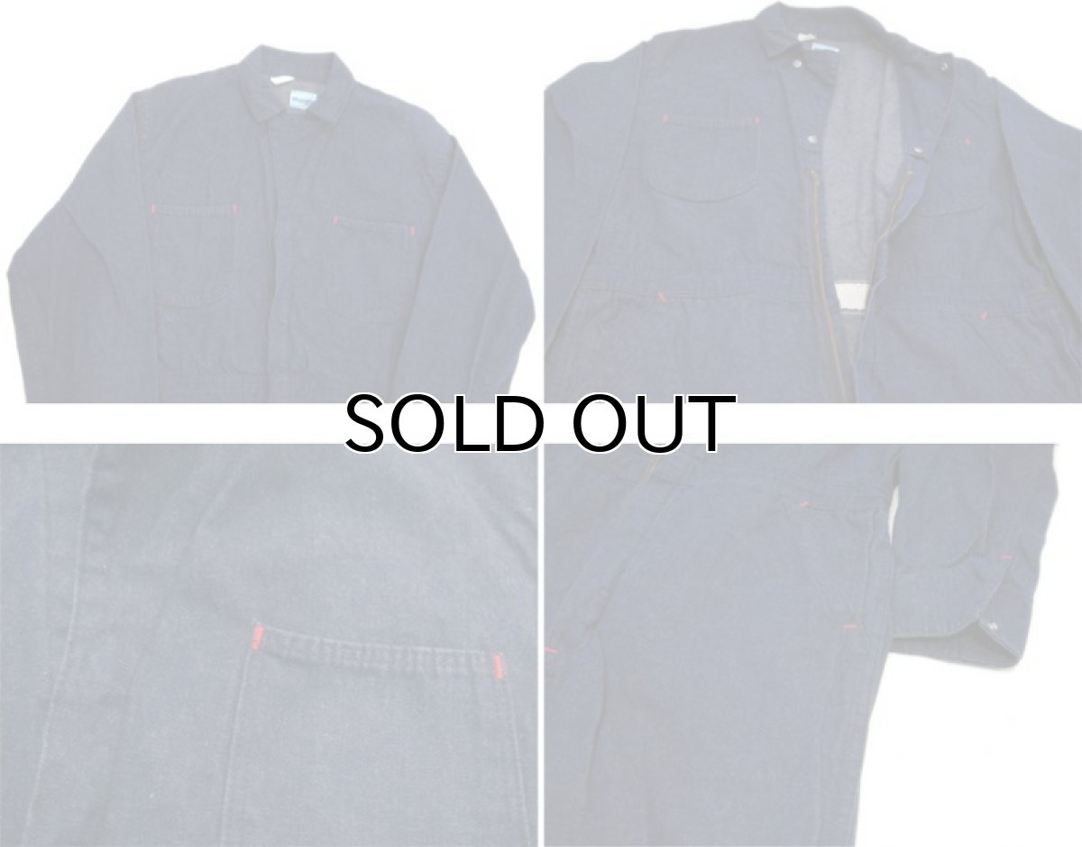画像5: 1970's "Wrangler" Blue Denim All in One　Dead Stock one-washed　Blue Denim 　size 40R (5)