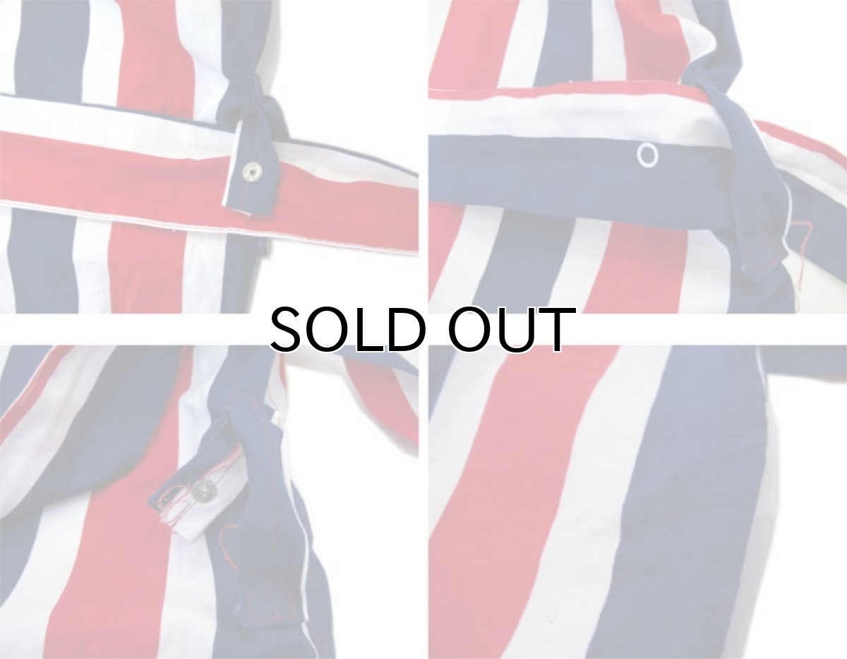 画像3: 1970's Sears Harf Sleeve Stripe Gown　Red / White / Navy　size Free (表記 L 42-44) (3)