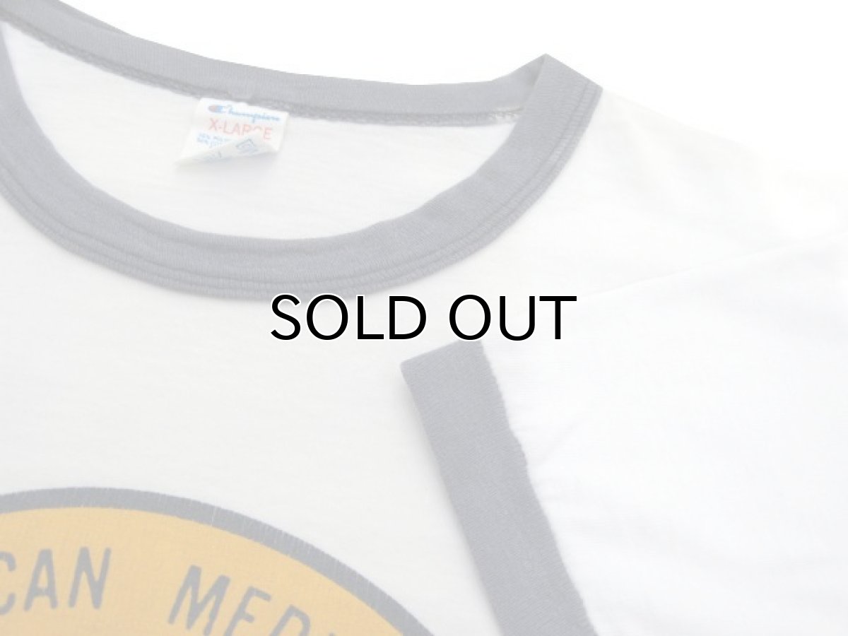 画像6: 1980's Champion Ringer T-Shirts "American Medical Joggers Association" WHITE size L (表記 XL) (6)