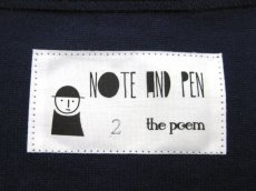 画像2: " Note and Pen the poem " ノートとペン　"ポエムのTee"　NAVY (2)