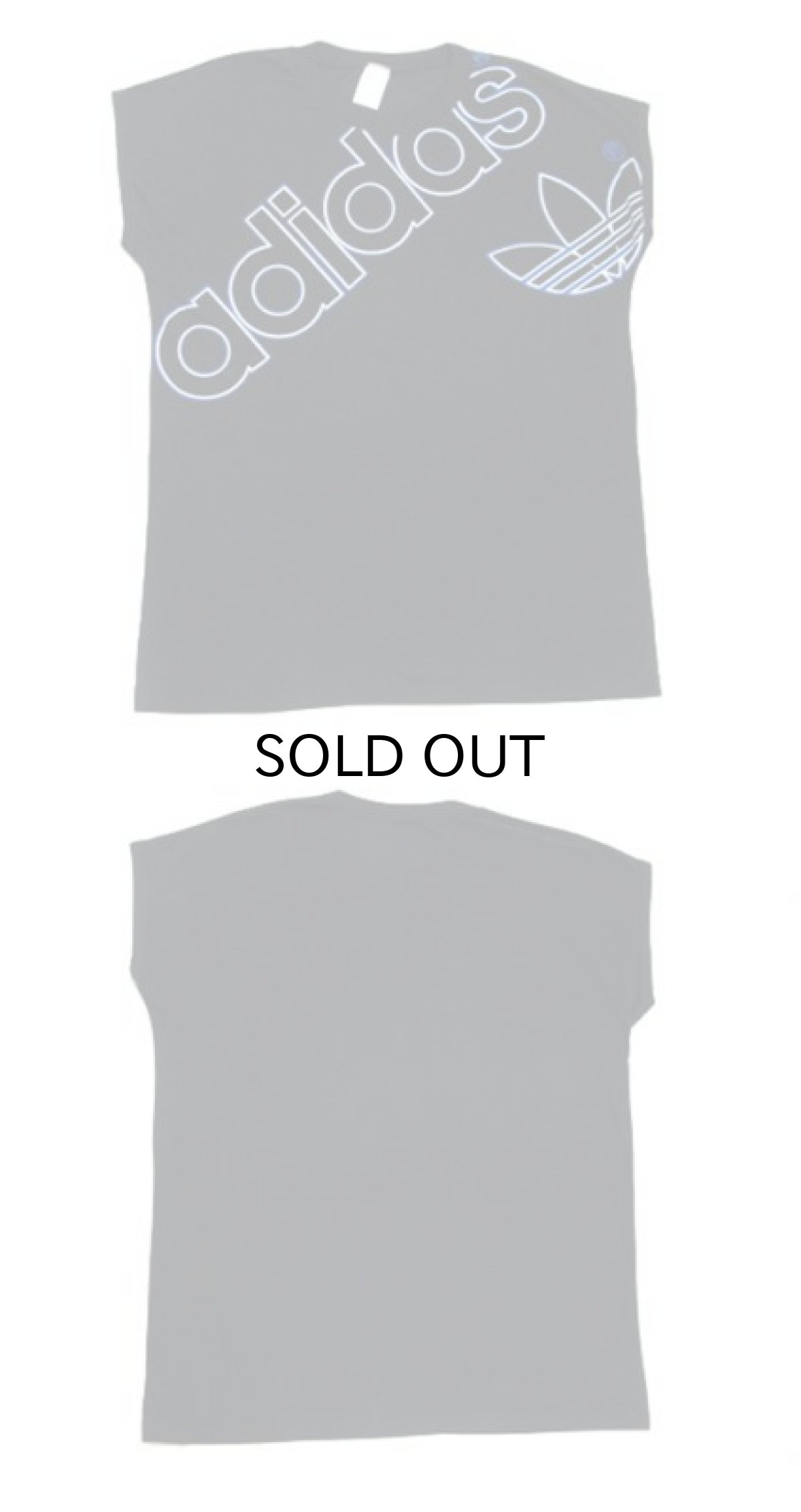 画像5: ~1980's adidas Sleeveless Print T-Shirts -made in FRANCE- BLACK size M (表記 不明) (5)