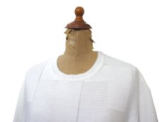 画像3: 1990's~ "Calvin Klein" Design Cotton Knit　WHITE　size M - L (表記 L) (3)