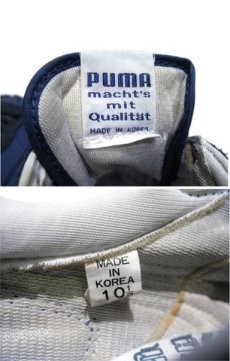 画像6: 1980's PUMA "CYCLONE LE" Nylon Sneakers -made in KOREA-　Dead Stock　NAVY　size 10.5 (28.5 cm) (6)