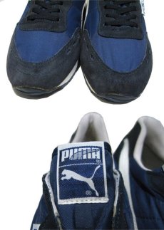 画像3: 1980's PUMA "CYCLONE LE" Nylon Sneakers -made in KOREA-　Dead Stock　NAVY　size 10.5 (28.5 cm) (3)