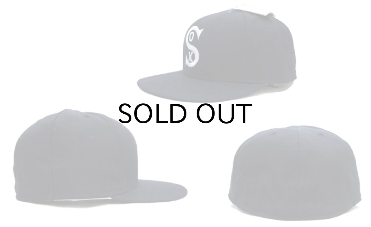 画像2: 1990's American Needle Baseball Cap "White Sox" Dead Stock Navy / White size 7 1/4 (2)