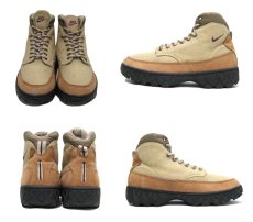 画像2: 1990's NIKE ACG Hi-Cut Canvas Trekking Sneaker　BEIGE　size W's 7.5 (24.5 cm) (2)