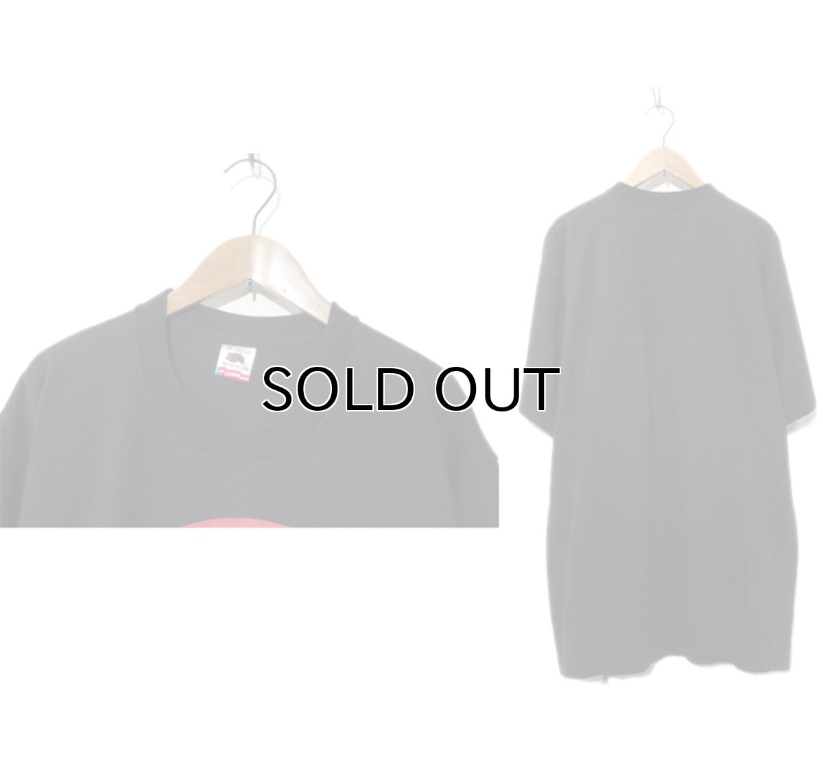 画像2: 1990's Fruit of the Room "New York City" Print T-Shirts BLACK  size XL (表記 XL) (2)