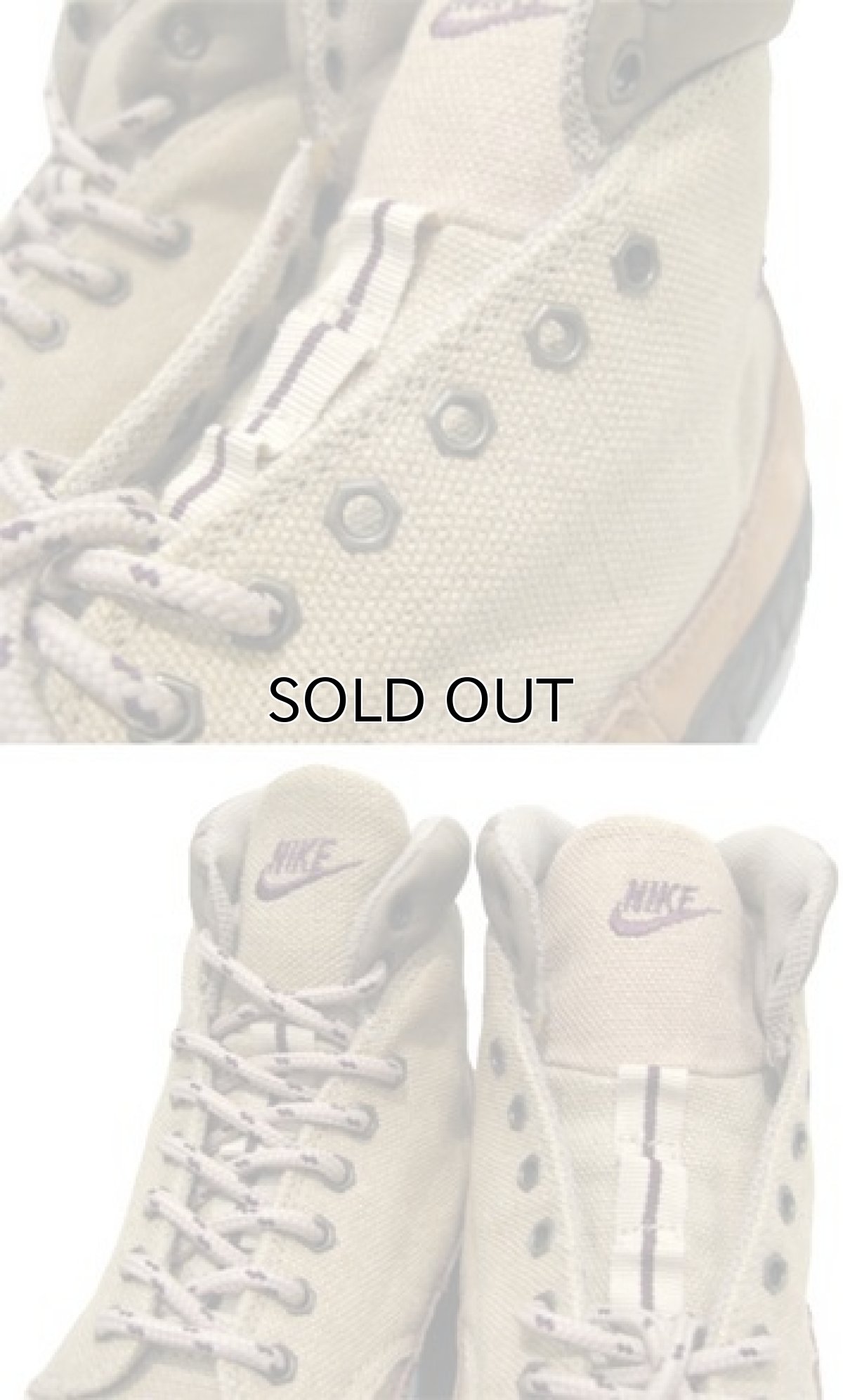 画像4: 1990's NIKE ACG Hi-Cut Canvas Trekking Sneaker BEIGE size W's 7.5 (24.5 cm) (4)