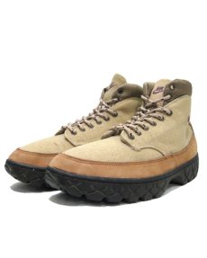 画像1: 1990's NIKE ACG Hi-Cut Canvas Trekking Sneaker　BEIGE　size W's 7.5 (24.5 cm) (1)