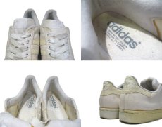 画像4: 1990's adidas "SUPER STAR" Canvas Sneaker　WHITE　size 10 (28 cm) (4)