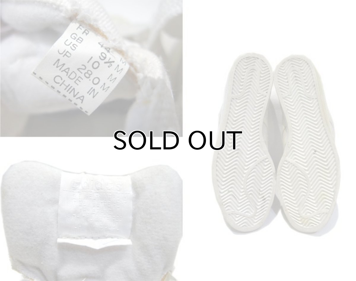 画像5: 1990's adidas "SUPER STAR" Canvas Sneaker WHITE size 10 (28 cm) (5)