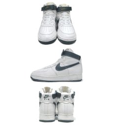 画像2: 1990's NIKE "AIR FORCE 1" Hi-Cut Sneaker　White / Green　size 10 (28 cm) (2)