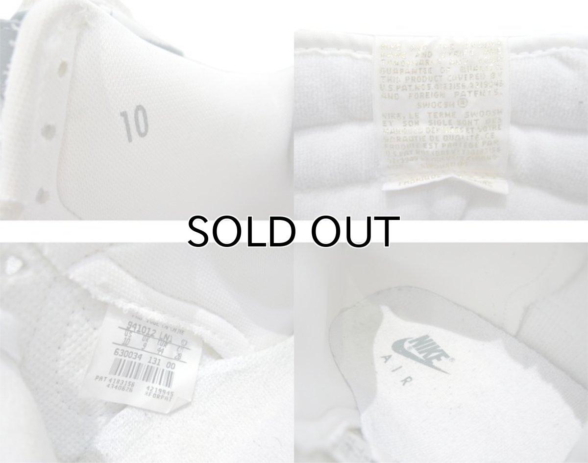 画像4: 1990's NIKE "AIR FORCE 1" Hi-Cut Sneaker White / Green size 10 (28 cm) (4)