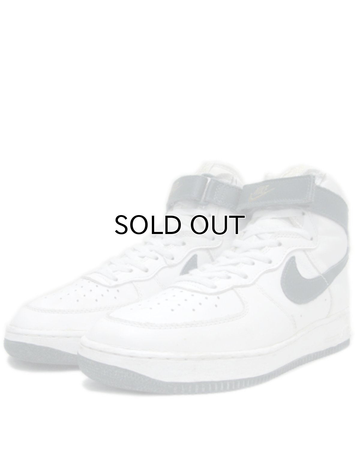 画像1: 1990's NIKE "AIR FORCE 1" Hi-Cut Sneaker　White / Green　size 10 (28 cm) (1)