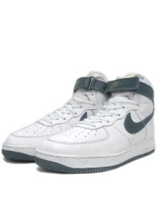 画像1: 1990's NIKE "AIR FORCE 1" Hi-Cut Sneaker　White / Green　size 10 (28 cm) (1)