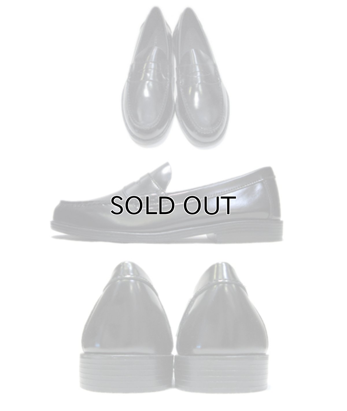 画像2: G.H.Bass Penny Loafer BLACK size  9 D  /  9 1/2 D (2)