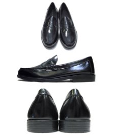 画像2: G.H.Bass Penny Loafer　BLACK　size  9 D  /  9 1/2 D (2)