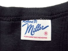 画像3: NEW "Miller" Pannel Rib Tank Top　BLACK　size S (3)