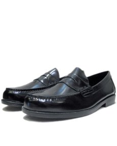 画像1: G.H.Bass Penny Loafer　BLACK　size  9 D  /  9 1/2 D (1)