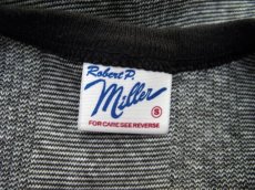 画像3: NEW "Miller" Pannel Rib Border Tank Top　Black / White　size S (3)