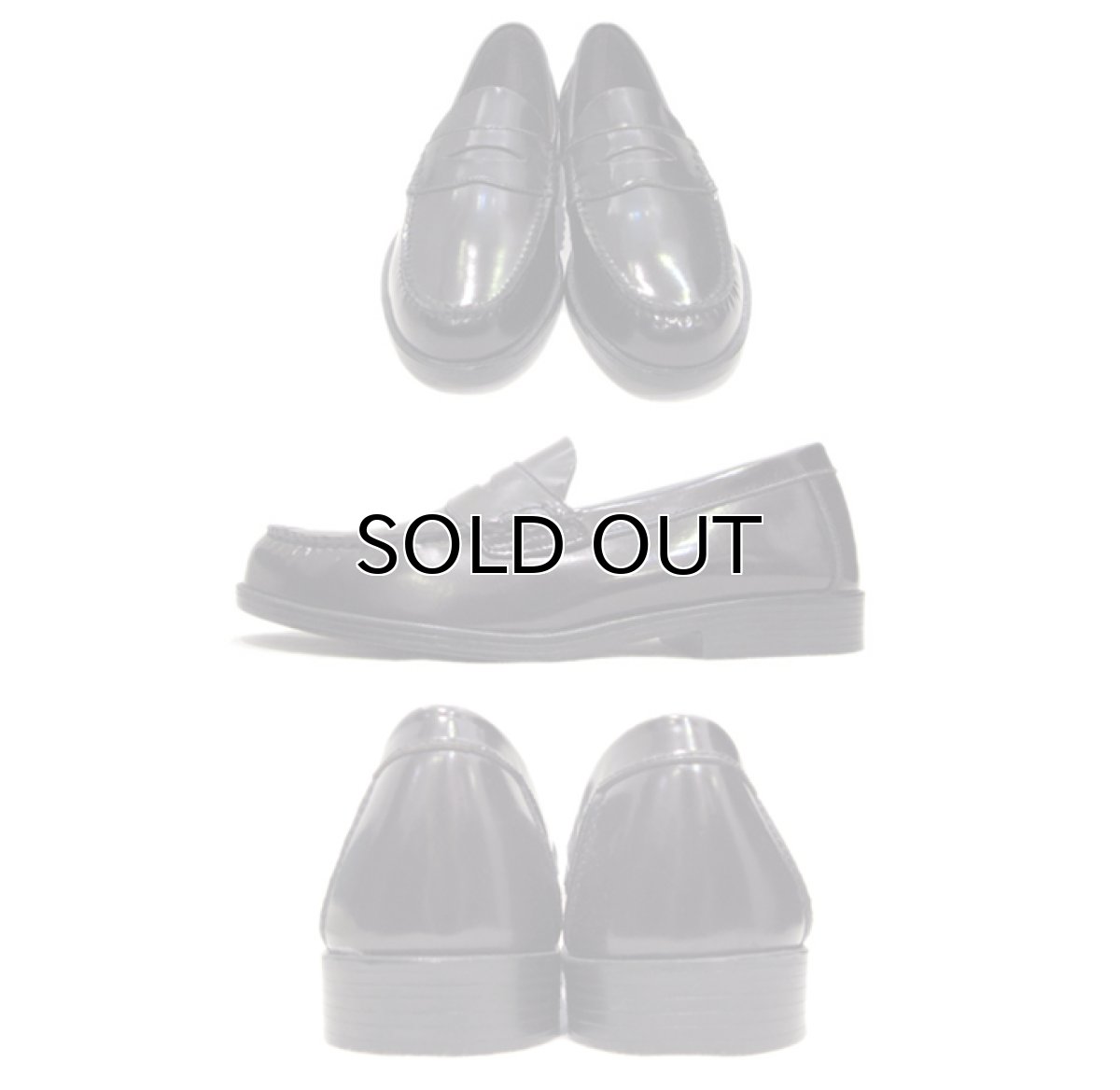 画像2: G.H.Bass Penny Loafer　BURGUNDY　size 9D (2)