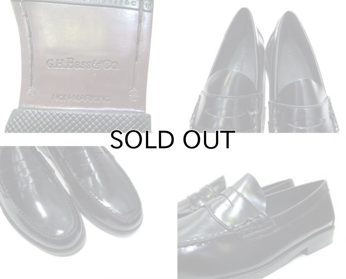 画像3: G.H.Bass Penny Loafer BLACK size  9 D  /  9 1/2 D (3)
