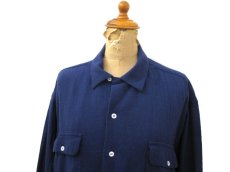 画像3: "Polo by Ralph Lauren" L/S Cotton Box Shirts　NAVY　size L (表記 L) (3)