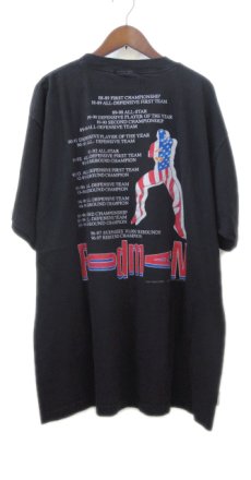 画像2: 1990's Crew Neck Print T-Shirts "Dennis Rodman"　BLACK　size L - XL (表記 XL) (2)