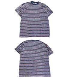 画像4: 1980's IMPACT Crew Neck Jacquard T-Shirts -made in USA-　Multi Color　size L - XL (表記 L) (4)