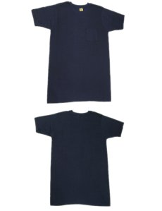 画像5: 1980's Sears Crew Neck T-Shirts with Pocket　NAVY　size M - L (表記 L 42-44) (5)