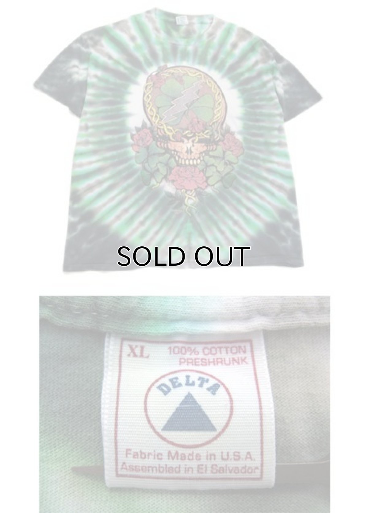 画像3: 1990's Grateful Dead TIE-DYE T-Shirts "Philadelphia St.Patricsday" GREEN size XL (表記 XL) (3)