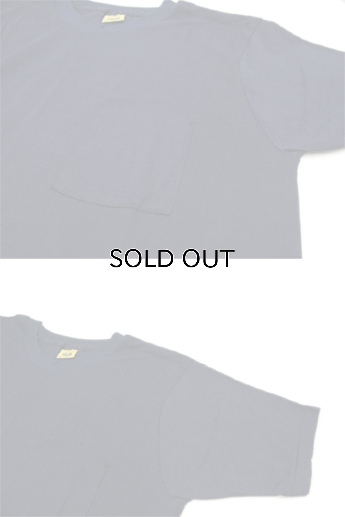 画像4: 1980's Sears Crew Neck T-Shirts with Pocket NAVY size M - L (表記 L 42-44) (4)