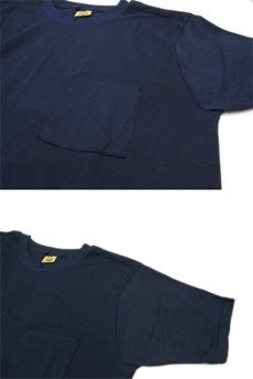 画像4: 1980's Sears Crew Neck T-Shirts with Pocket　NAVY　size M - L (表記 L 42-44) (4)