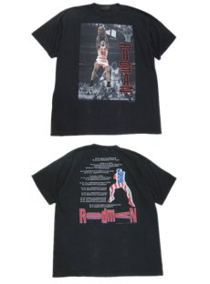 画像3: 1990's Crew Neck Print T-Shirts "Dennis Rodman"　BLACK　size L - XL (表記 XL) (3)