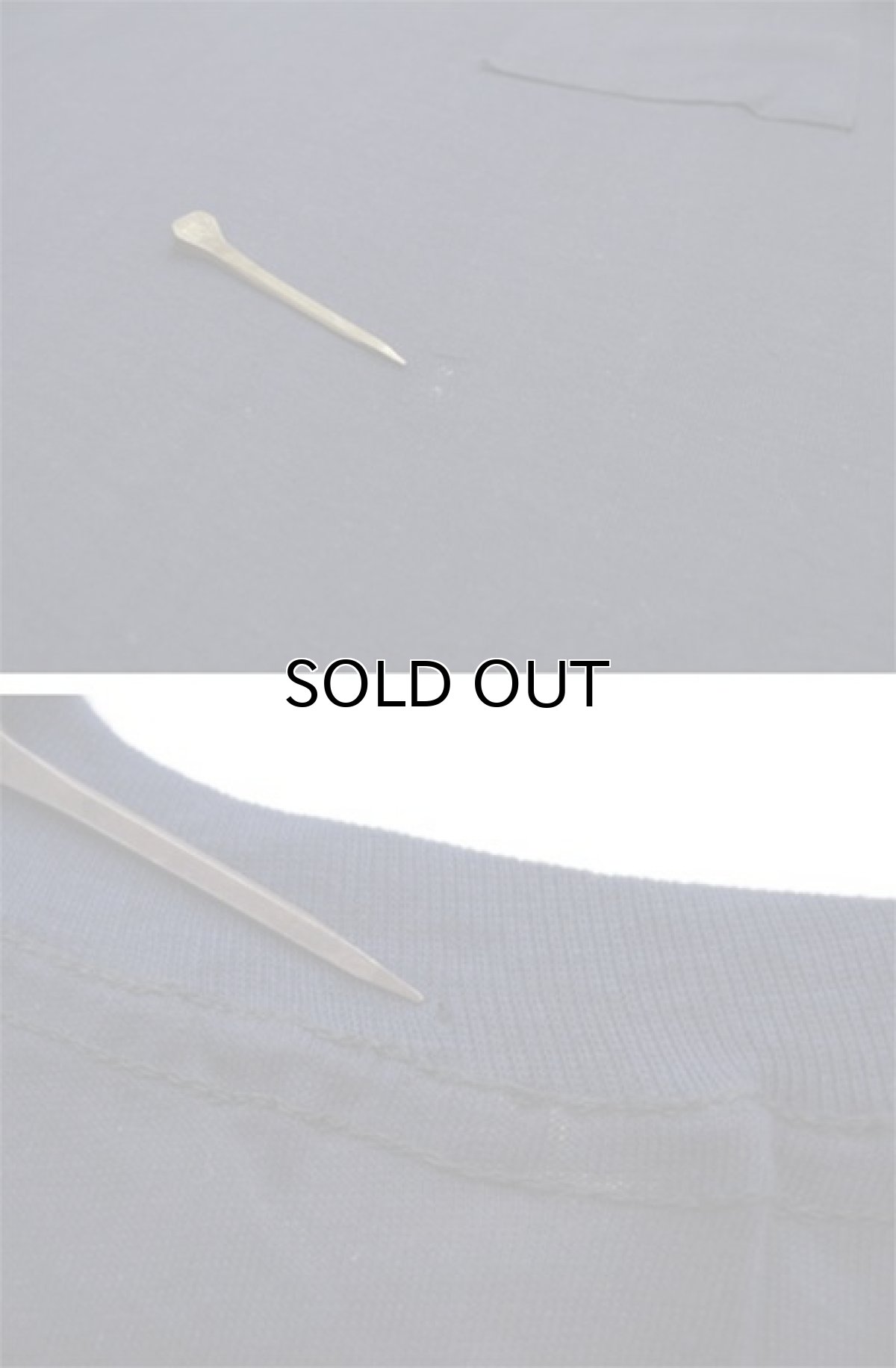 画像6: 1980's Sears Crew Neck T-Shirts with Pocket NAVY size M - L (表記 L 42-44) (6)