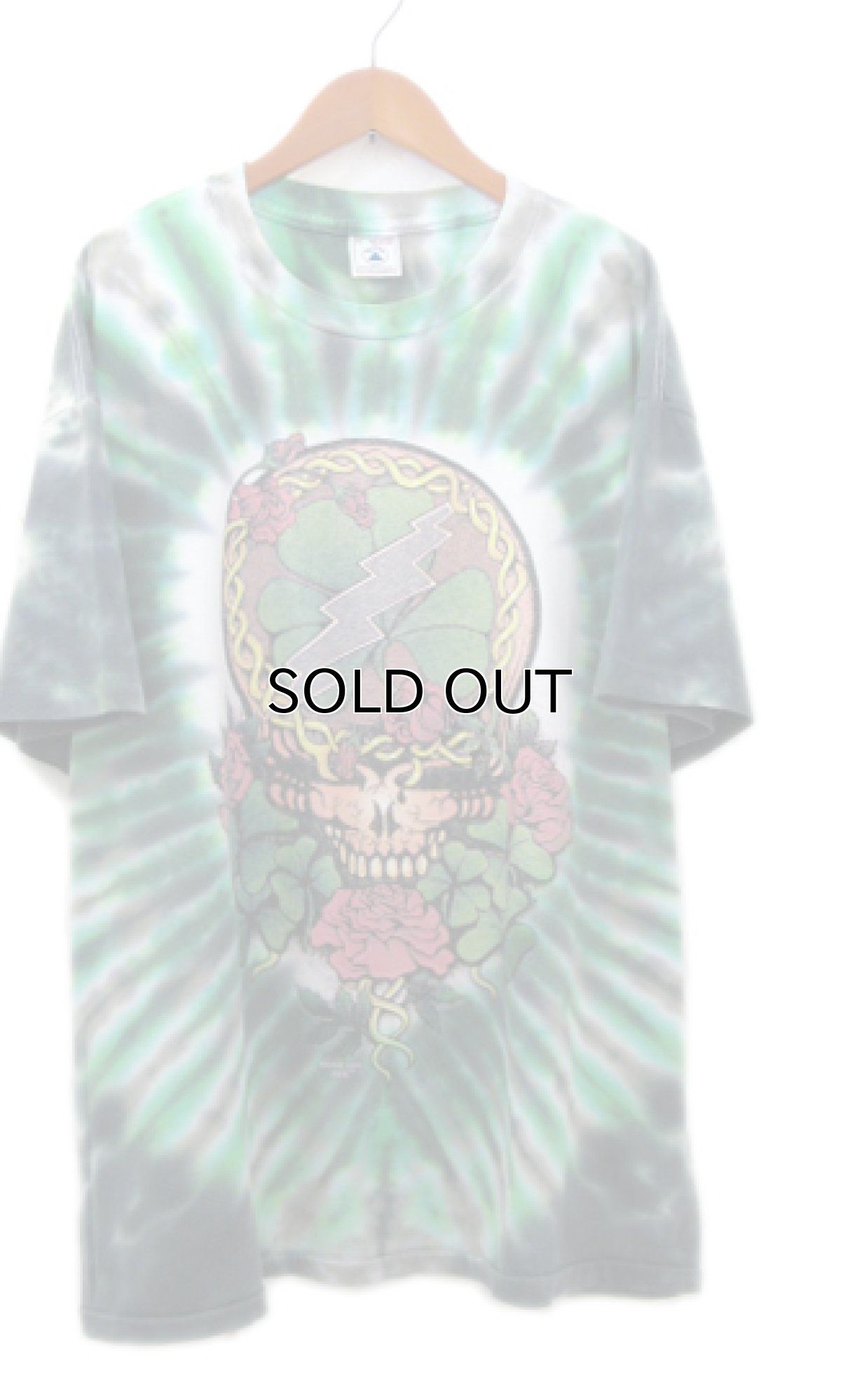 画像1: 1990's Grateful Dead TIE-DYE T-Shirts "Philadelphia St.Patricsday"　GREEN　size XL (表記 XL) (1)