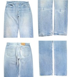 画像3: 1990's Levi Strauss & Co. Lot 501 Stripe Denim Pants　Blue Denim　size w 33.5 inch (3)