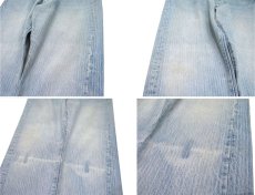 画像7: 1990's Levi Strauss & Co. Lot 501 Stripe Denim Pants　Blue Denim　size w 33.5 inch (7)