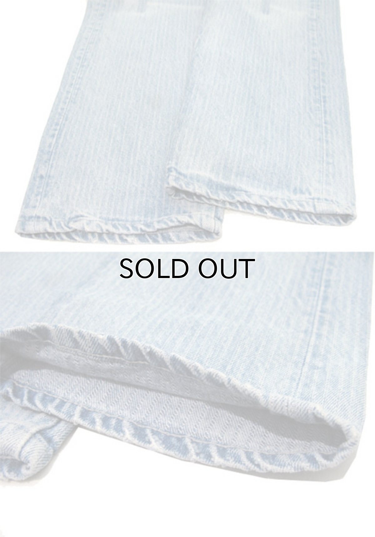 画像6: 1990's Levi Strauss & Co. Lot 501 Stripe Denim Pants　Blue Denim　size w 33.5 inch (6)