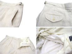 画像5: Polo by Ralph Lauren Linen Tuck Trousers -made in U.S.A-　NATURAL　size ~31 inch (5)