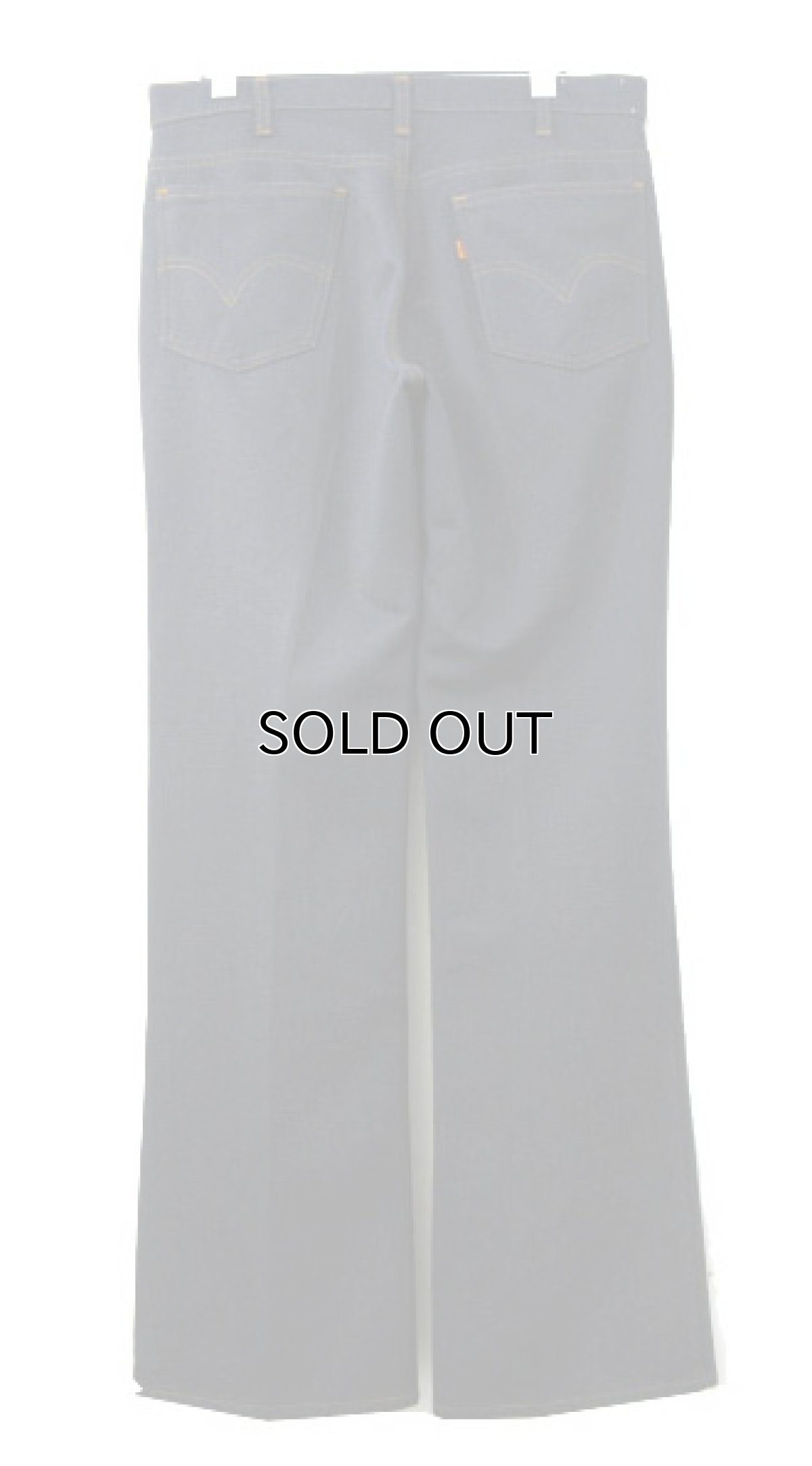 画像2: 1980's Levi's STA-PREST Lot : 517 Flare Trousers NAVY size w 32 inch (表記 32 x 32) (2)