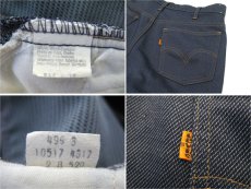 画像4: 1980's Levi's STA-PREST Lot : 517 Flare Trousers　NAVY　size w 32 inch (表記 32 x 32) (4)