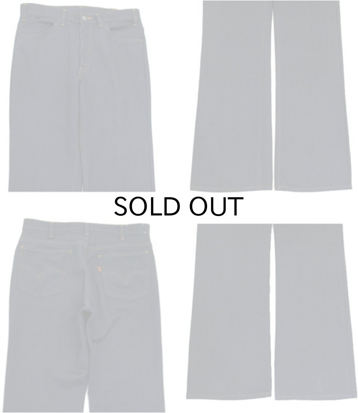 画像3: 1980's Levi's STA-PREST Lot : 517 Flare Trousers NAVY size w 32 inch (表記 32 x 32) (3)