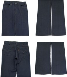画像3: 1980's Levi's STA-PREST Lot : 517 Flare Trousers　NAVY　size w 32 inch (表記 32 x 32) (3)