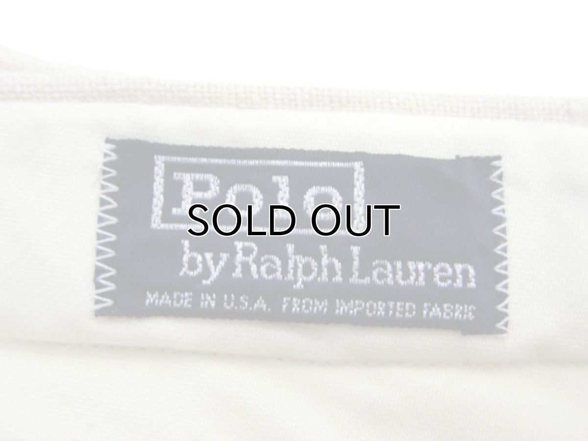 画像3: Polo by Ralph Lauren Linen Tuck Trousers -made in U.S.A- NATURAL size ~31 inch (3)